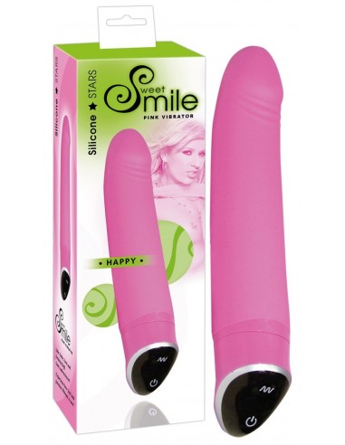 Vibromasseur Smile Happy rose en...