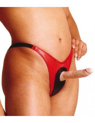 Gode ceinture anal Reel sur string en...