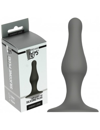 Plug Anal gris en Silicone Chekky...