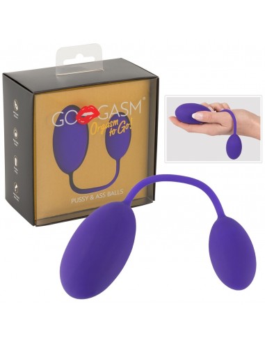 Boules Vaginale et Anale GoGasm Violet