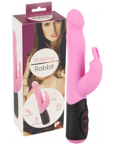 Vibromasseur Rechargeable Rabbit Rotatif