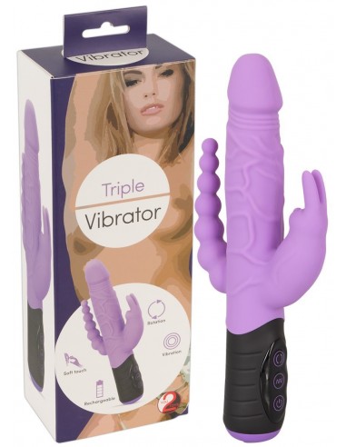 Vibromasseur Rechargeable Rabbit Triple