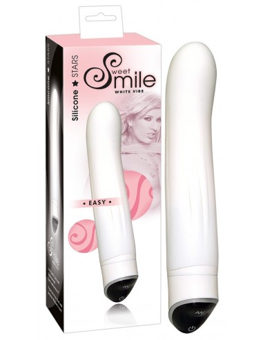 Vibromasseur Smile Easy Blanc en...