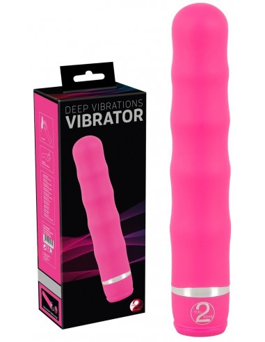 Vibromasseur Deep Vibrations Rose  21 cm