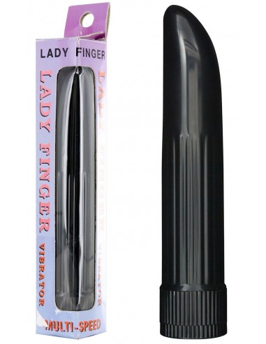 Vibromasseur noir Lady Finger