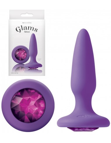 Mini Plug Glams Mauve en Silicone