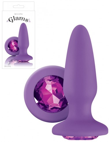 Plug Glams Mauve en Silicone