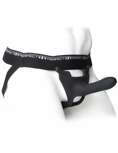 Gode Ceinture Creux en Silicone Noir...