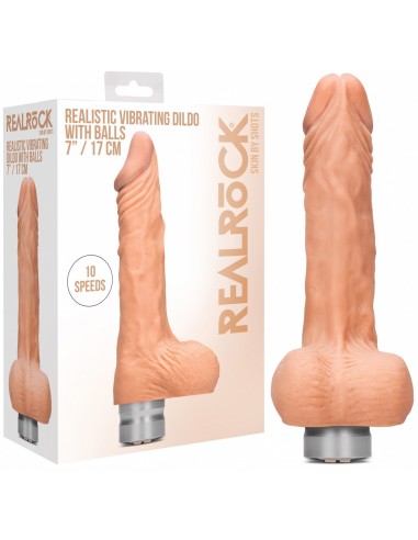 Vibromasseur Réaliste avec Testicules...