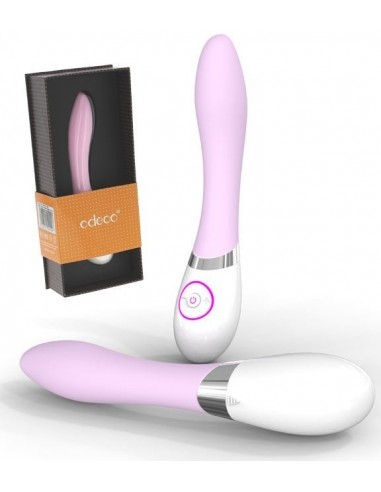 Vibromasseur Design rose en silicone...