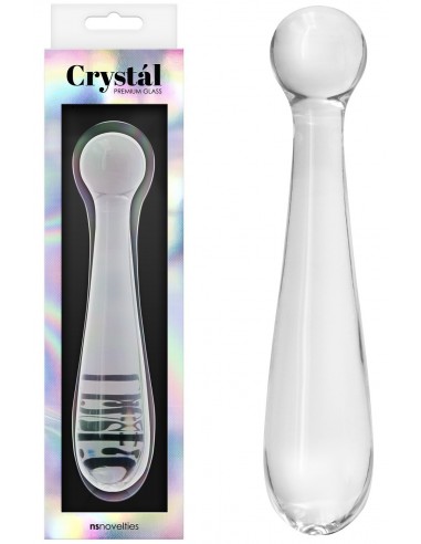 Double Gode en Verre GSpot Wand