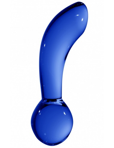 Gode en Verre Chrystalino Blaze Bleu