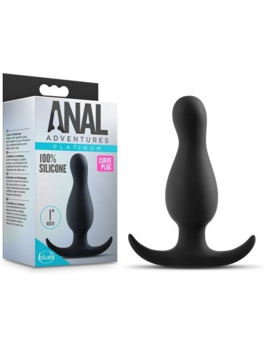 Plug Anal Adventures Curve en Silicone