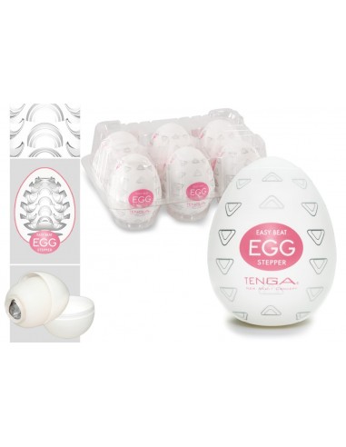 Boite de 6 Tenga EGG Stepper rose