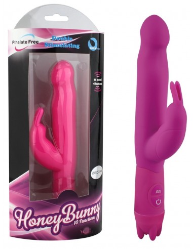 Vibromasseur Honey Bunny pourpre en...