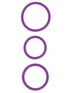 Pack 3 cockring en silicone... 2