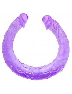 Double gode réaliste mauve... 2