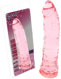 Dong réaliste rose  18 cm 2