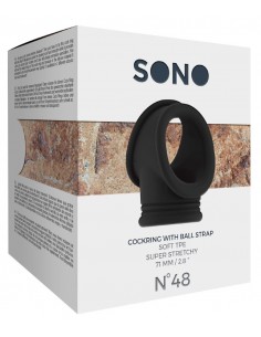 Cockring et Ball Strap Noir... 2