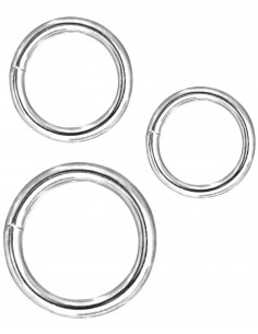 Pack 3 anneaux en métal Ø... 2